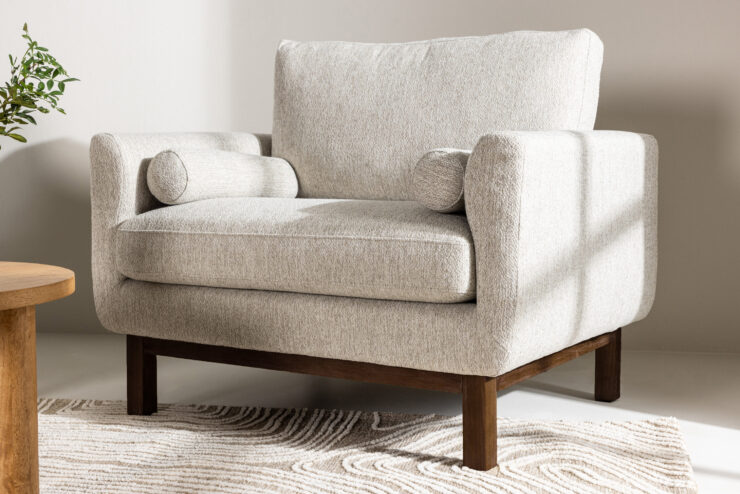 Olympos – Armchair – Beige, Naturel – 88 x 90 x 109 cm