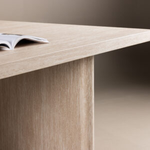 Skagen – Table à manger rectangulaire – Beige – 240 x 100 cm