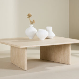 Skagen – Table basse – Beige – 120 x 100 cm