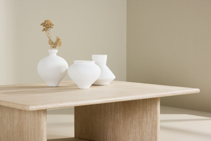 Skagen – Table basse – Beige – 120 x 100 cm