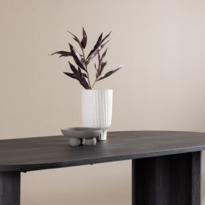 Grundsund – Table à manger rectangulaire – Noir – 220 x 100 cm