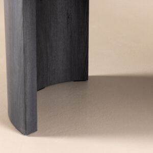 Grundsund – Table à manger rectangulaire – Noir – 220 x 100 cm