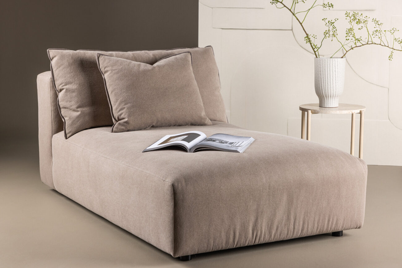 Malö – Fauteuil lounge – Marron, Noir – 100 x 80 x 169 cm