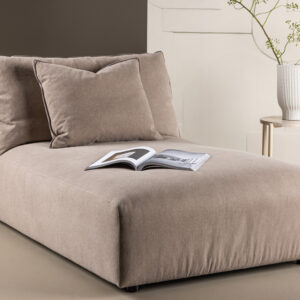 Malö – Fauteuil lounge – Marron, Noir – 100 x 80 x 169 cm