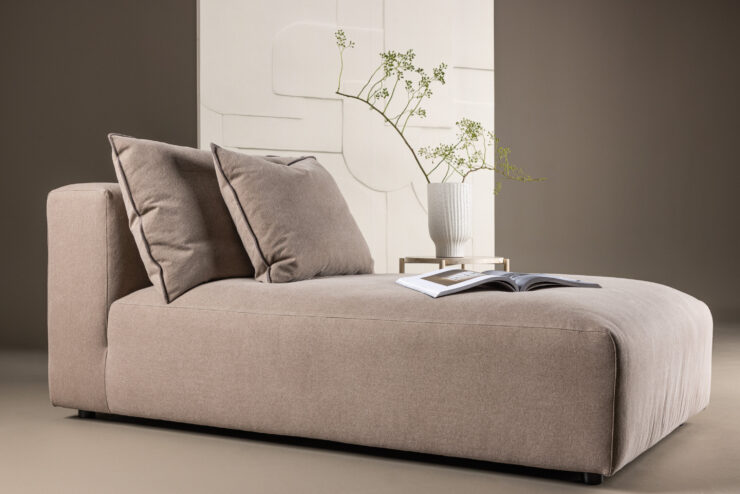 Malö – Fauteuil lounge – Marron, Noir – 100 x 80 x 169 cm