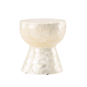 Sandön – Table basse – Beige – ⌀40 cm