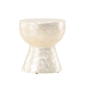 Sandön – Table basse – Beige – ⌀40 cm