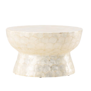 Sandön – Table basse – Beige – ⌀70 cm