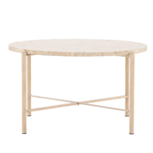Sandhamn – Table basse – Beige – ⌀70 cm