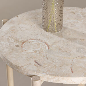 Sandhamn – Table basse – Beige – ⌀40 cm