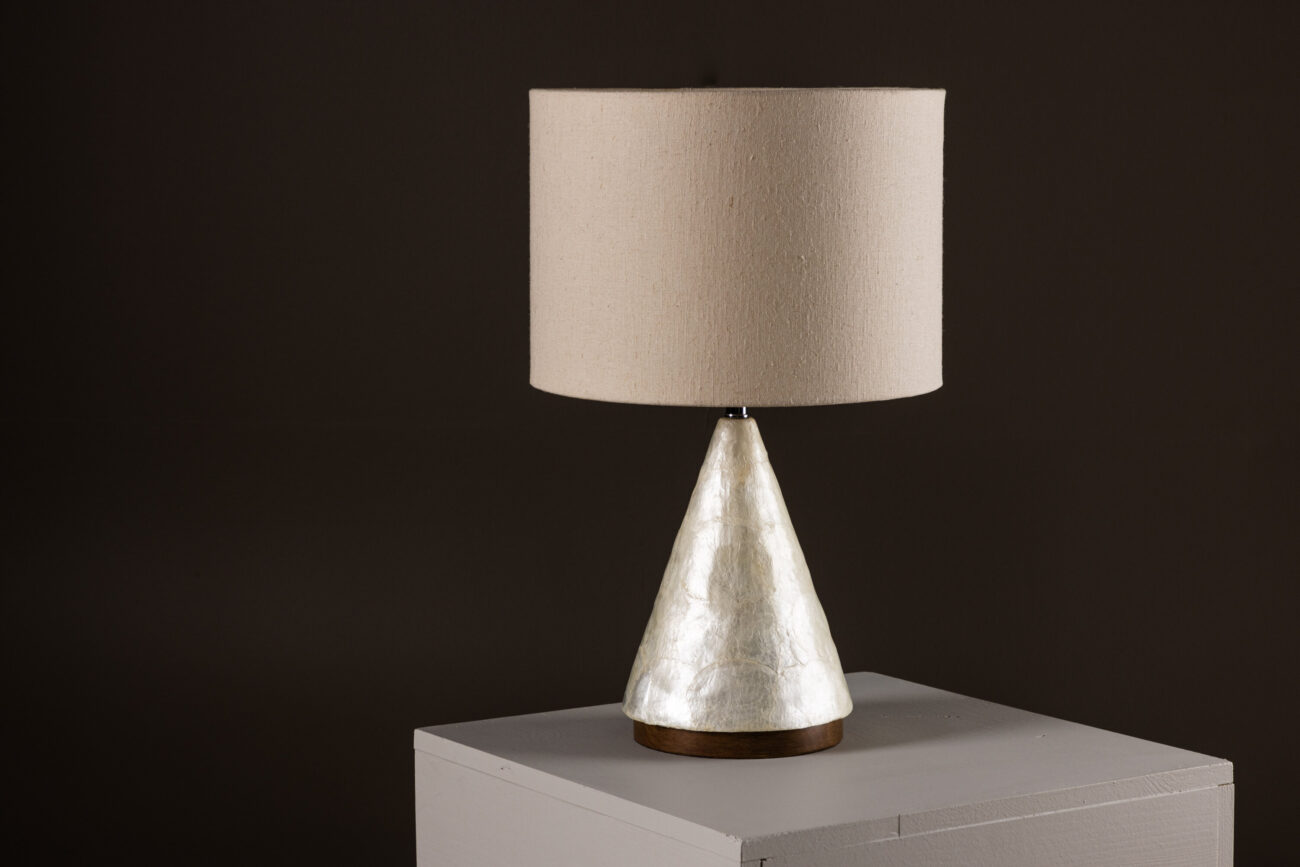 Donsö – Lampe à poser – Gris clair – ⌀35 cm
