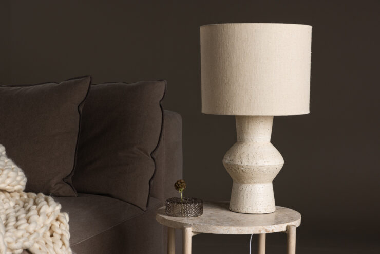Valön – Lampe à poser – Ivoire – ⌀31 cm