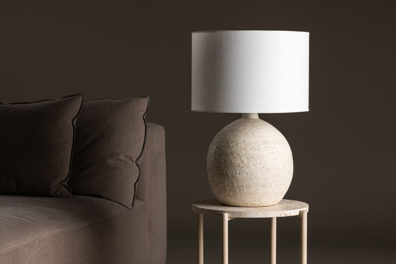 Tjörn – Lampe à poser – Blanc – ⌀40 cm