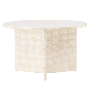 Smögen – Table basse – Beige – ⌀70 cm