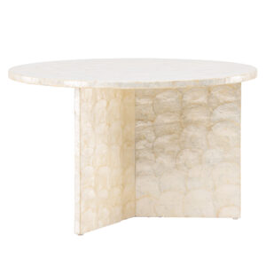 Smögen – Table basse – Beige – ⌀70 cm