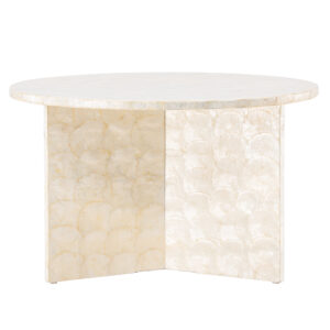 Smögen – Table basse – Beige – ⌀70 cm