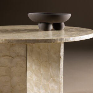Smögen – Table basse – Beige – ⌀70 cm