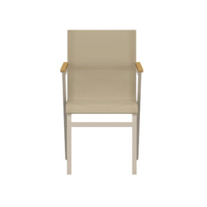 Mexico – Chaise de salle à manger – Beige, Naturel – 60 x 56 x 91 cm