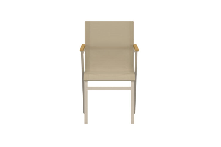 Mexico – Chaise de salle à manger – Beige, Naturel – 60 x 56 x 91 cm