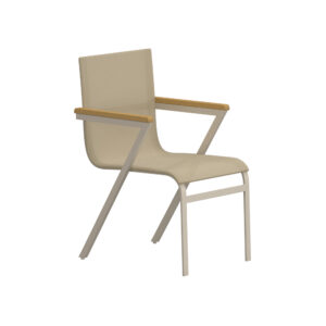 Mexico – Chaise de salle à manger – Beige, Naturel – 60 x 56 x 91 cm