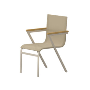 Mexico – Chaise de salle à manger – Beige, Naturel – 60 x 56 x 91 cm