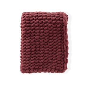 Kate – Plaid – Bordeaux – 170 x 130 cm