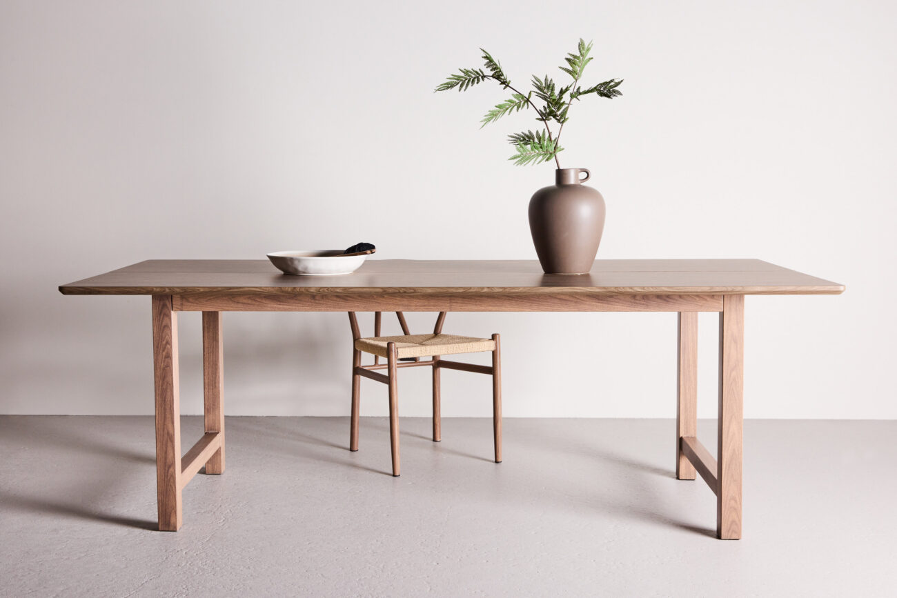 Count – Table à manger rectangulaire – Marron – 220 x 100 cm