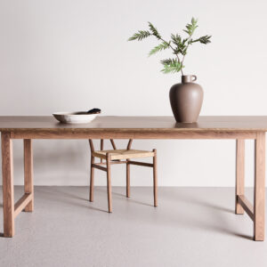 Count – Table à manger rectangulaire – Marron – 220 x 100 cm