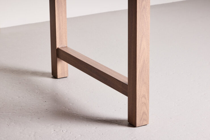 Count – Table à manger rectangulaire – Marron – 220 x 100 cm
