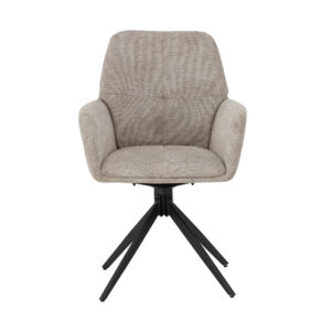 Manchi – Chaise de salle à manger – Marron, Noir – 62 x 90 x 60 cm