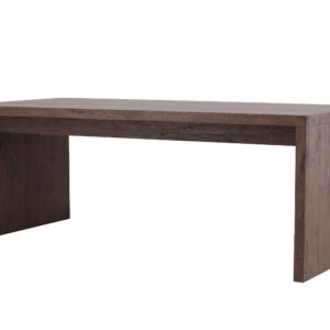Evone – Table à manger rectangulaire – Moka – 200 x 100 cm