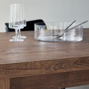 Evone – Table à manger rectangulaire – Moka – 200 x 100 cm