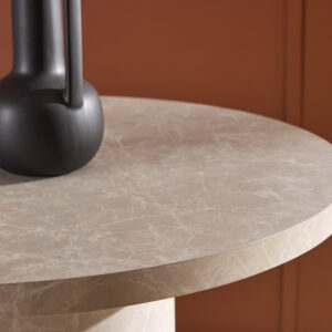 Narvik – Table à manger ovale – Beige – 200 x 100 cm