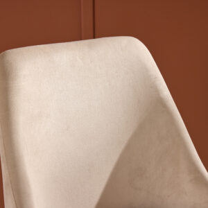 Night – Chaise de salle à manger – Beige, Noir – 56 x 83 x 48 cm