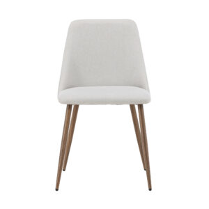 Night – Chaise de salle à manger – Beige, Moka – 56 x 83 x 48 cm