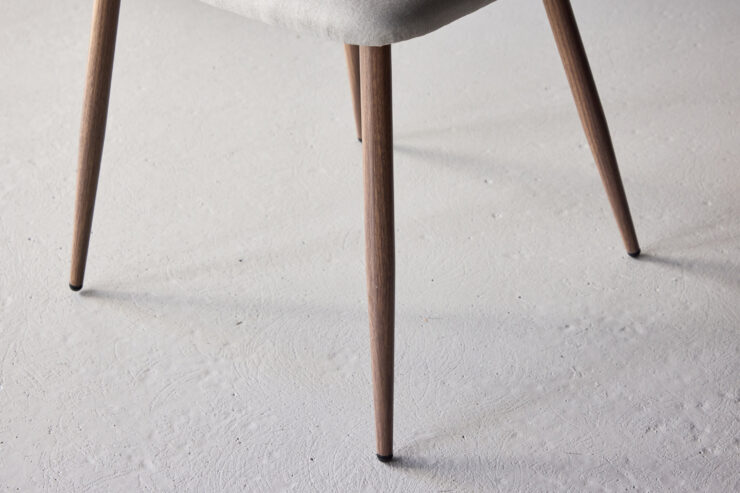 Night – Chaise de salle à manger – Beige, Moka – 56 x 83 x 48 cm