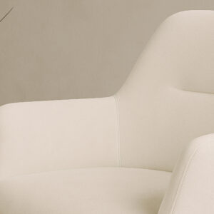 Tomorrow – Chaise de salle à manger – Beige, Moka – 64 x 87 x 58 cm