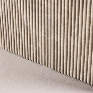 Vail – Table à manger rectangulaire – Beige – 200 x 100 cm