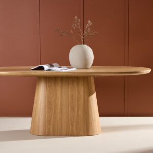 Stjärnö – Table à manger ovale – Naturel – 200 x 90 cm