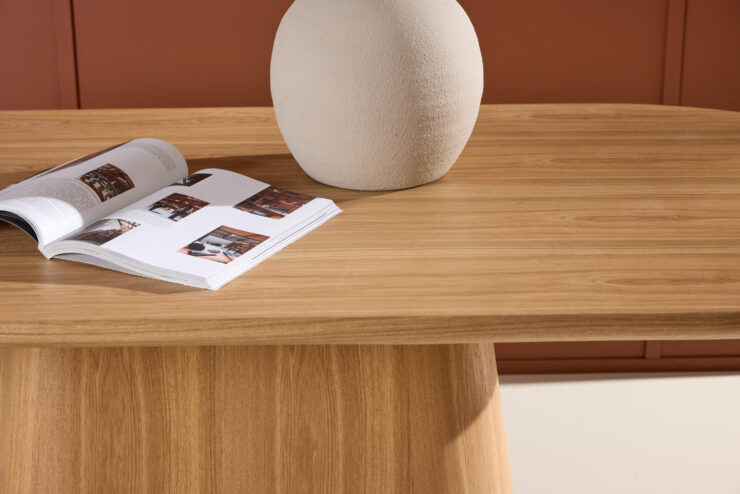 Stjärnö – Table à manger ovale – Naturel – 200 x 90 cm