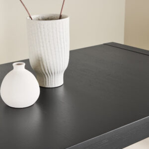 Slider – Table à manger rectangulaire – Noir – 170 x 95 cm