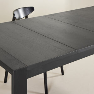 Slider – Table à manger rectangulaire – Noir – 170 x 95 cm