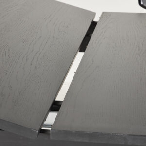 Slider – Table à manger rectangulaire – Noir – 170 x 95 cm