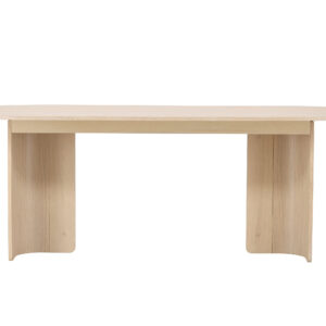 Tyresö – Table à manger ovale – Blanchi – 220 x 100 cm