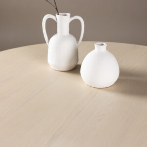 Tyresö – Table à manger ronde – Blanchi – ⌀120 cm