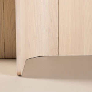 Tyresö – Table à manger ronde – Blanchi – ⌀120 cm