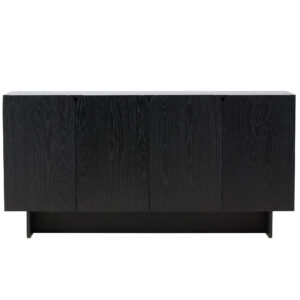 Tyresö – Meuble de rangement – Noir – 42 x 80 x 160 cm