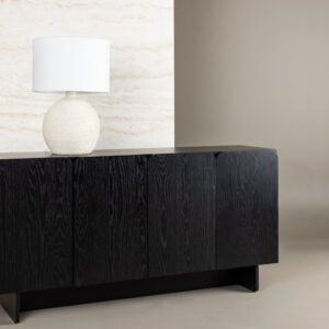 Tyresö – Meuble de rangement – Noir – 42 x 80 x 160 cm