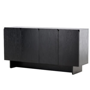 Tyresö – Meuble de rangement – Noir – 42 x 80 x 160 cm