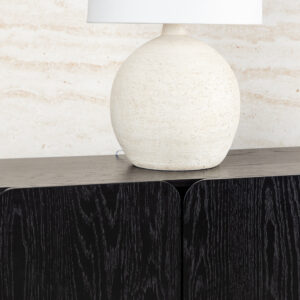 Tyresö – Meuble de rangement – Noir – 42 x 80 x 160 cm